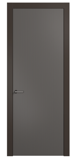 Дверь межкомнатная АКП 8201 МКЛС Матовый классический серый. Цвет Матовый классический серый. Материал Гладкая эмаль. Коллекция Velvet. Картинка.